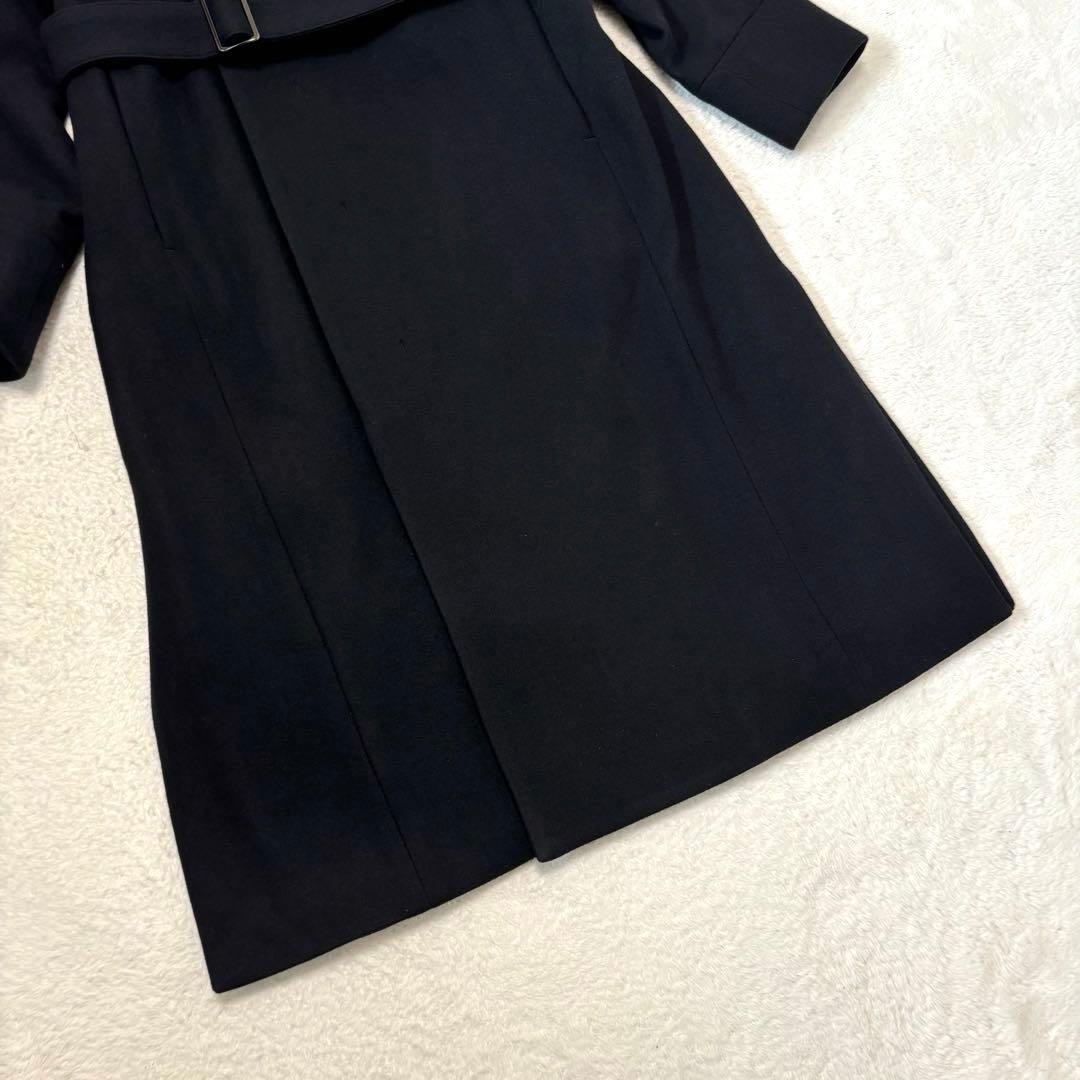 juha(ユハ) Belted Over Coat M ブラック