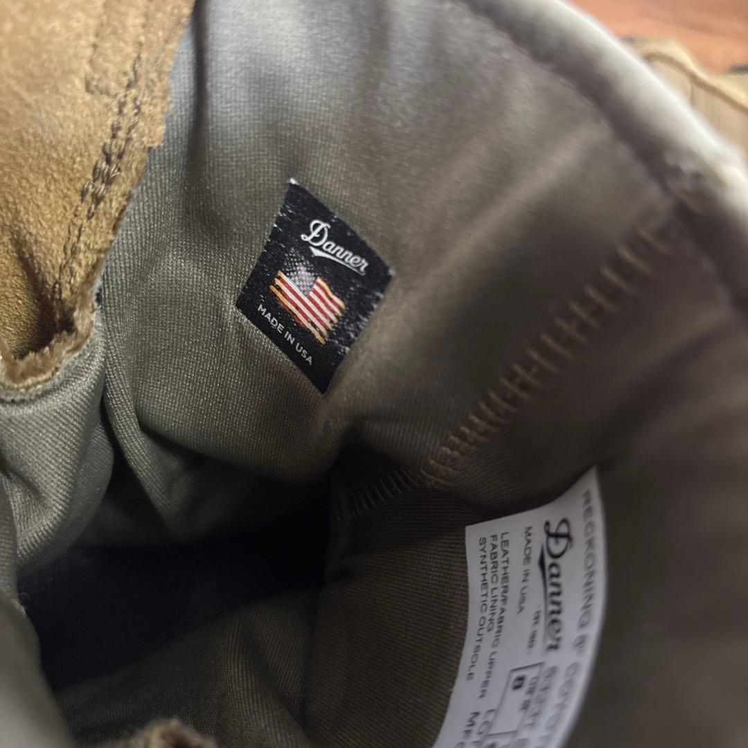 米軍　実物　DANNER ミリタリーブーツ　US8 EE 26cm （87）