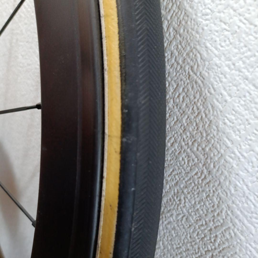 ノーブランドカーボンホイール　チューブラー/タイヤ付き/シマノ11s