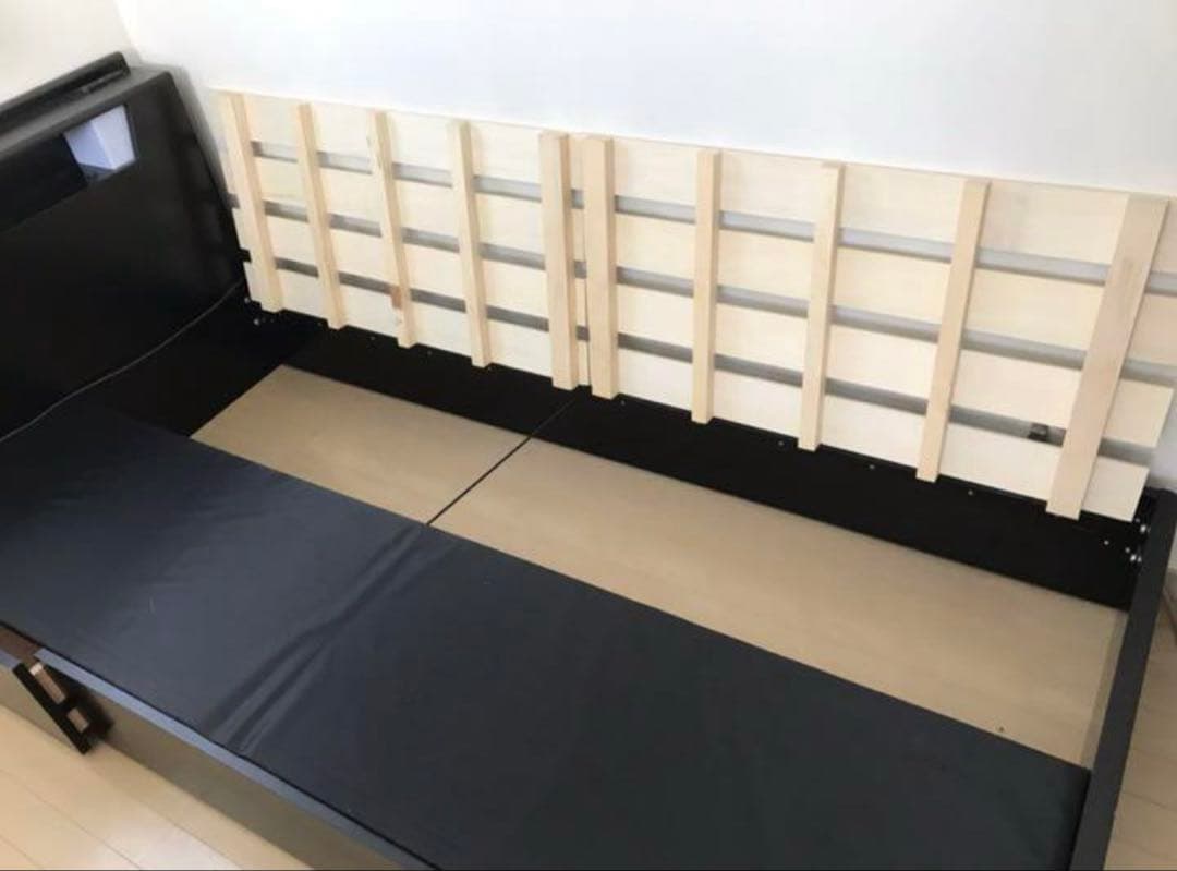 シングルベット 収納・マットレス付き