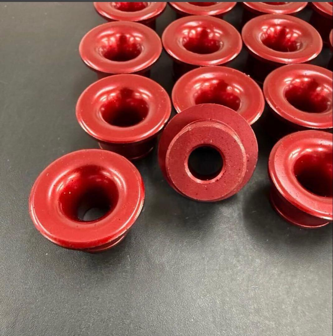 サンスターディスクローターフローティングピン20個セット(色は、レッド)