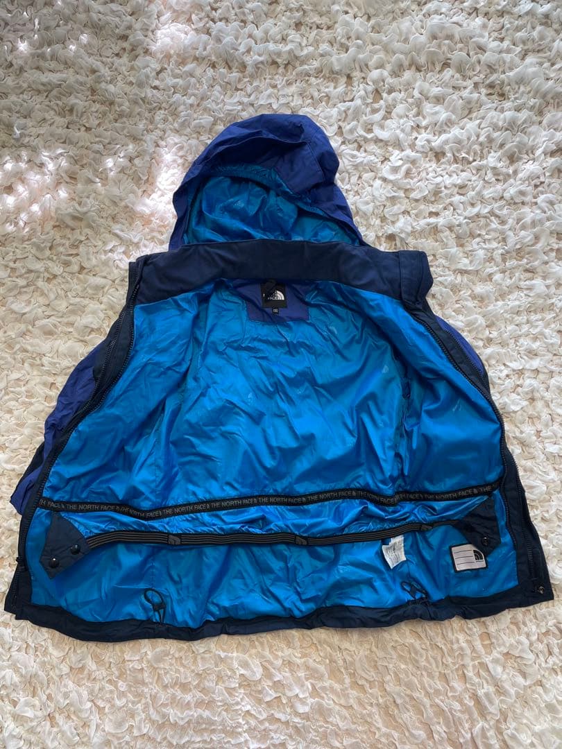 【美品】The North Face 130スキーウェア ネイビー/ブルー