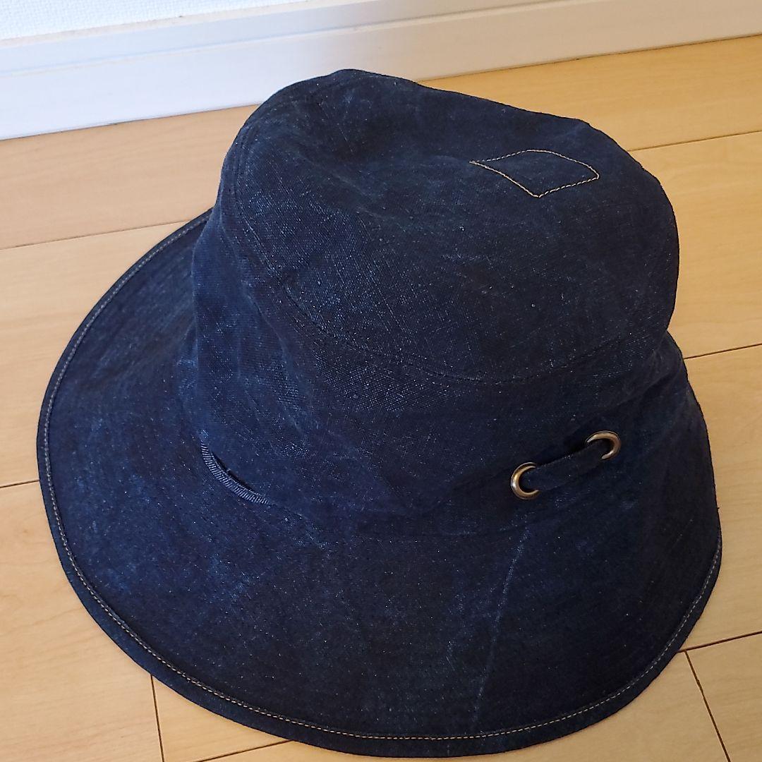 帽子　45R リネンダックのセイルハット(インディゴ)