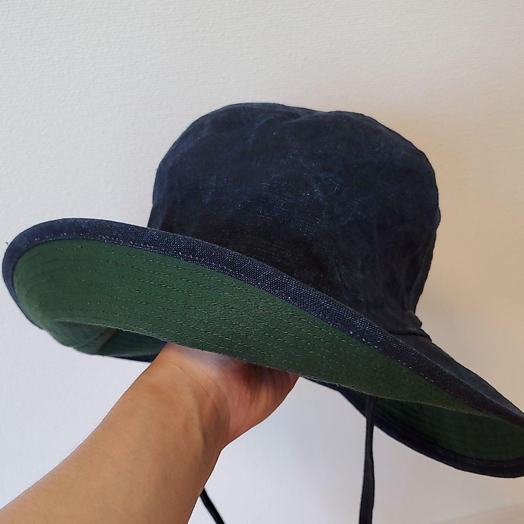 帽子　45R リネンダックのセイルハット(インディゴ)