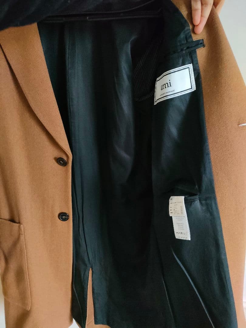 AMI チェスターコート　44ベージュ