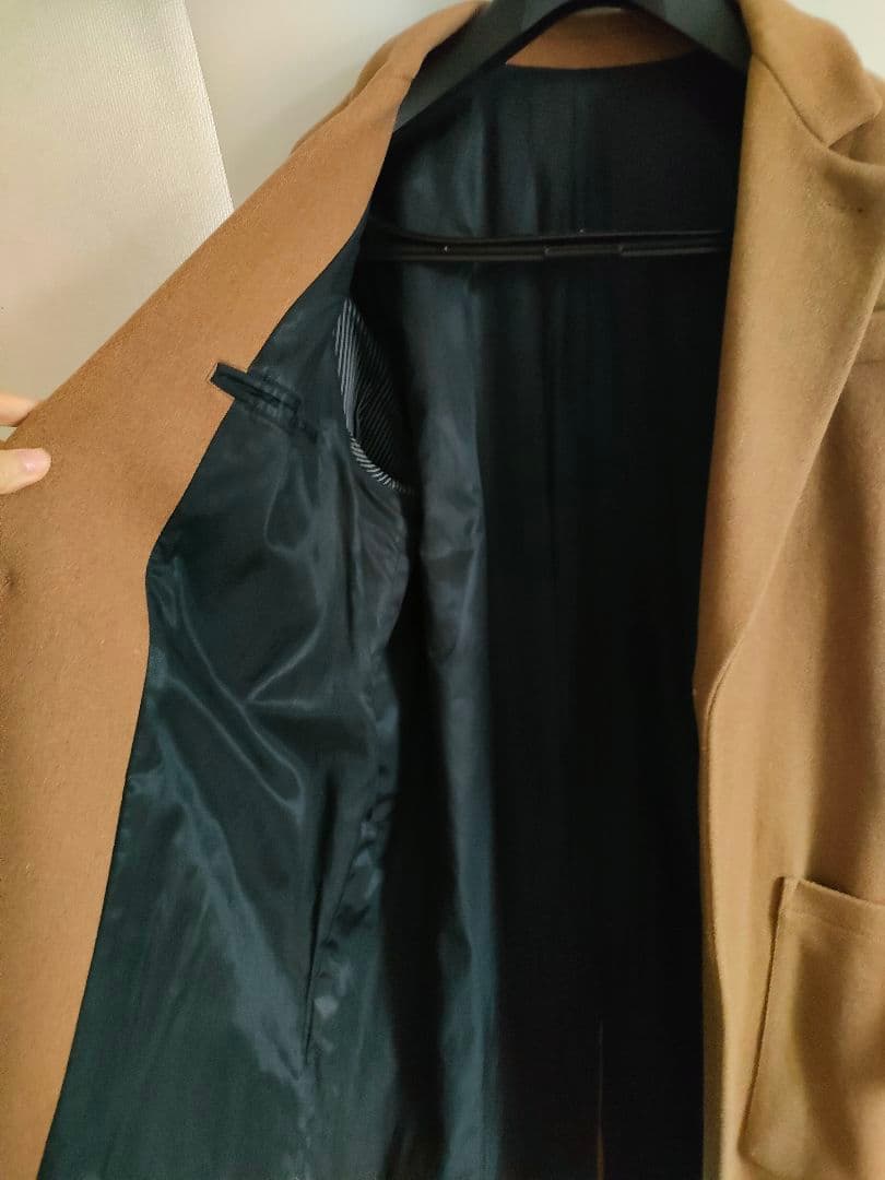 AMI チェスターコート　44ベージュ