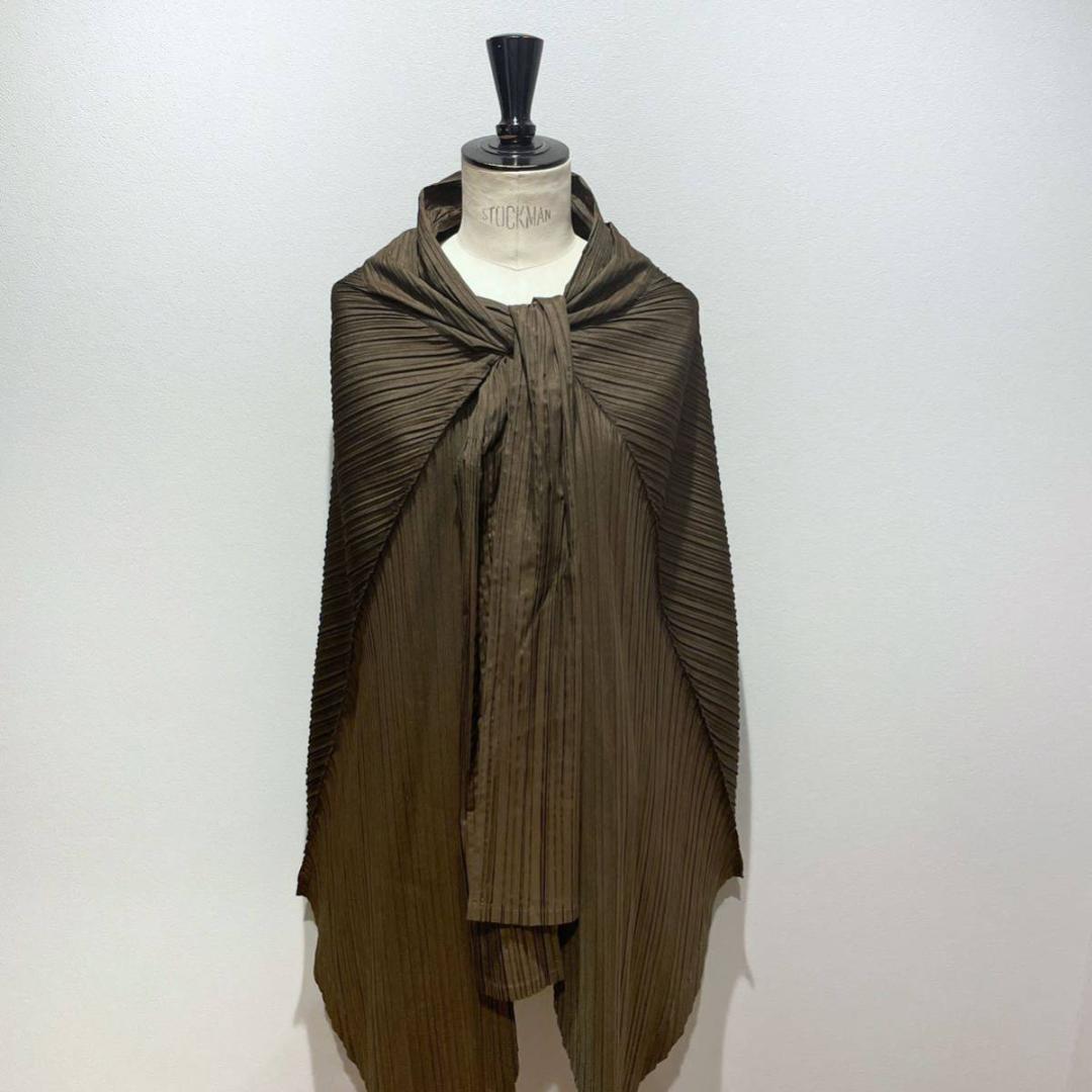 【レア】【1980s】【筆タグ】イッセイミヤケ プリーツ 変形 マント ポンチョ