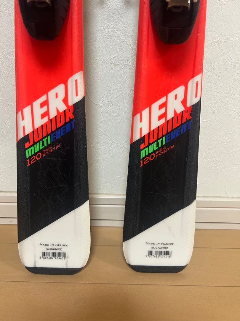 Rossignol ロシニョール　HERO ジュニアスキー 120cm スキー板
