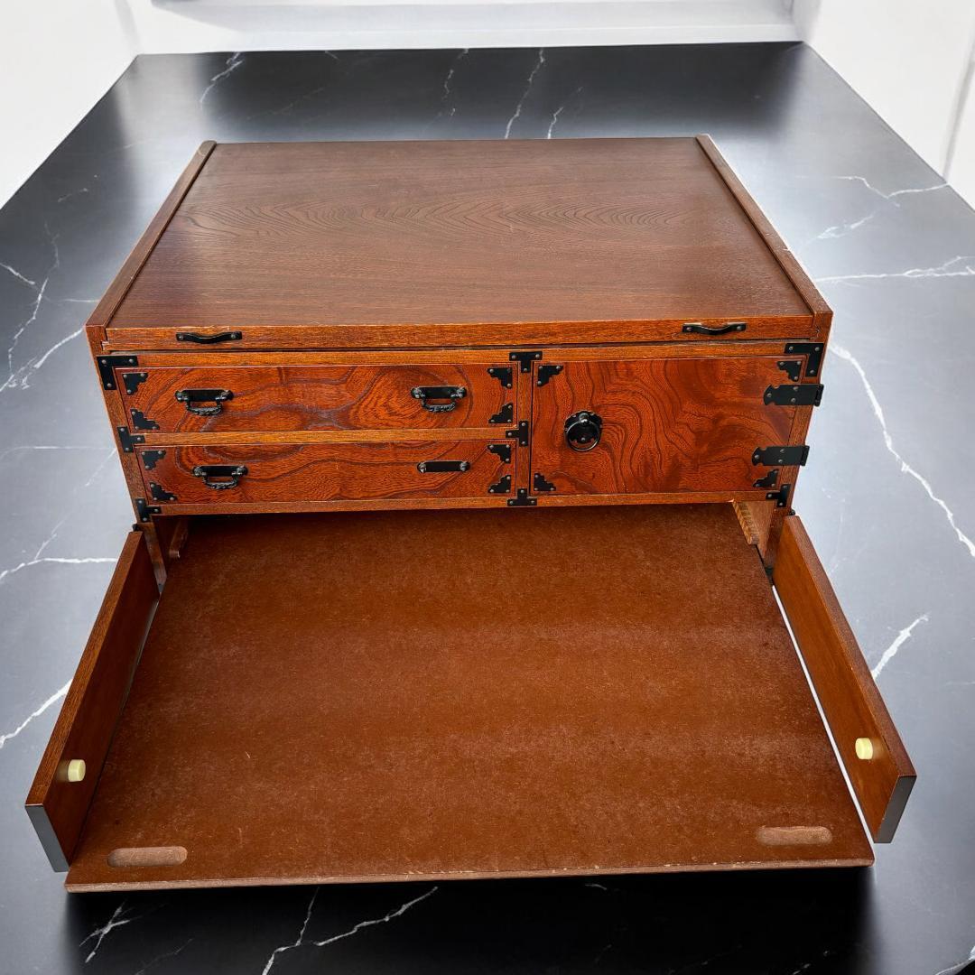 カラクリ箪笥　小引き出し　レトロ　アンティーク