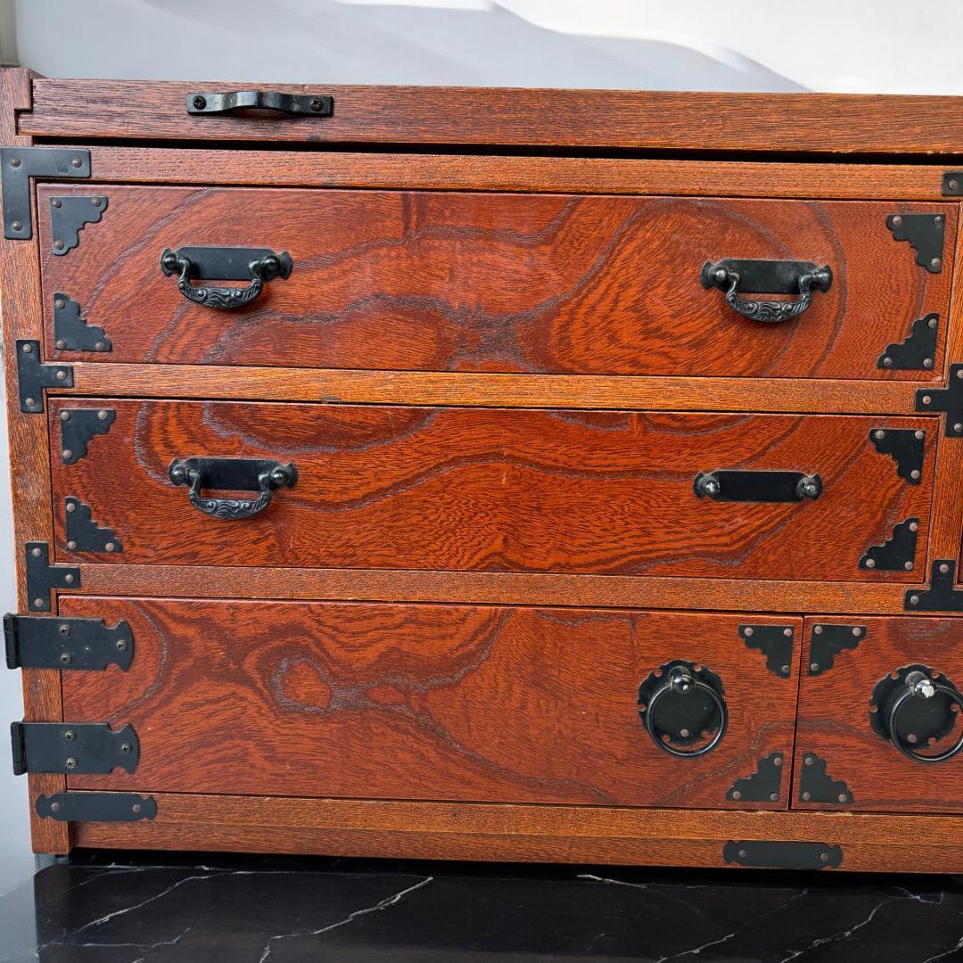 カラクリ箪笥　小引き出し　レトロ　アンティーク