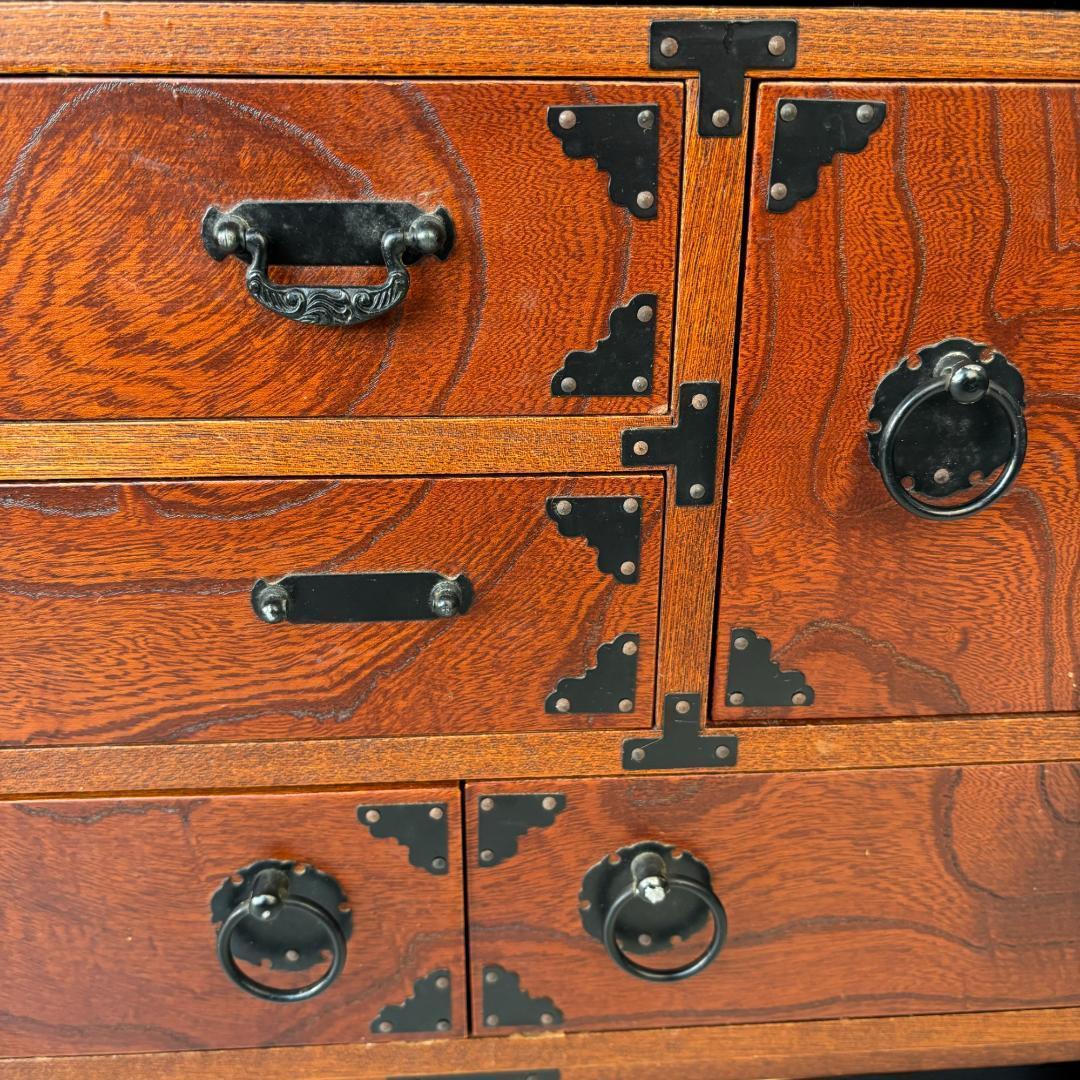 カラクリ箪笥　小引き出し　レトロ　アンティーク