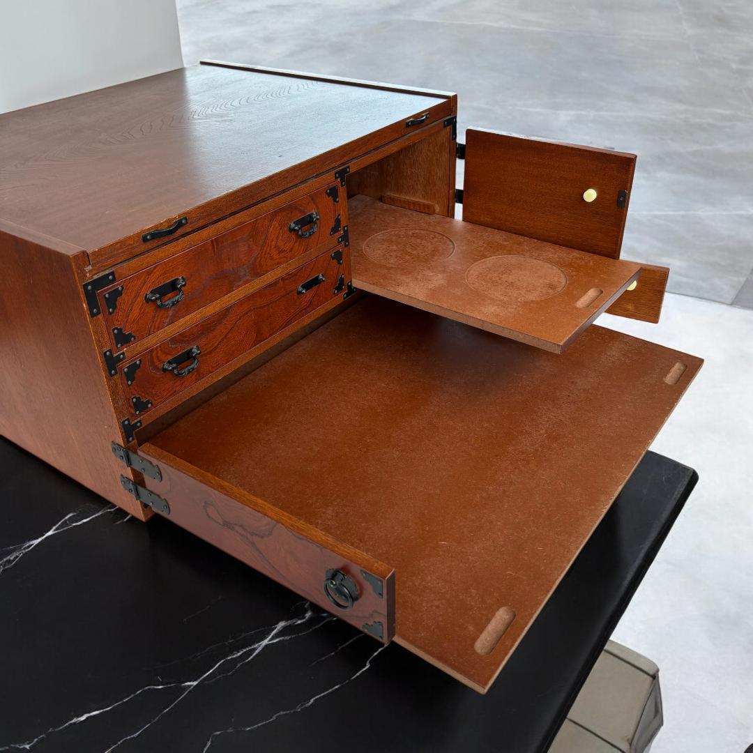 カラクリ箪笥　小引き出し　レトロ　アンティーク