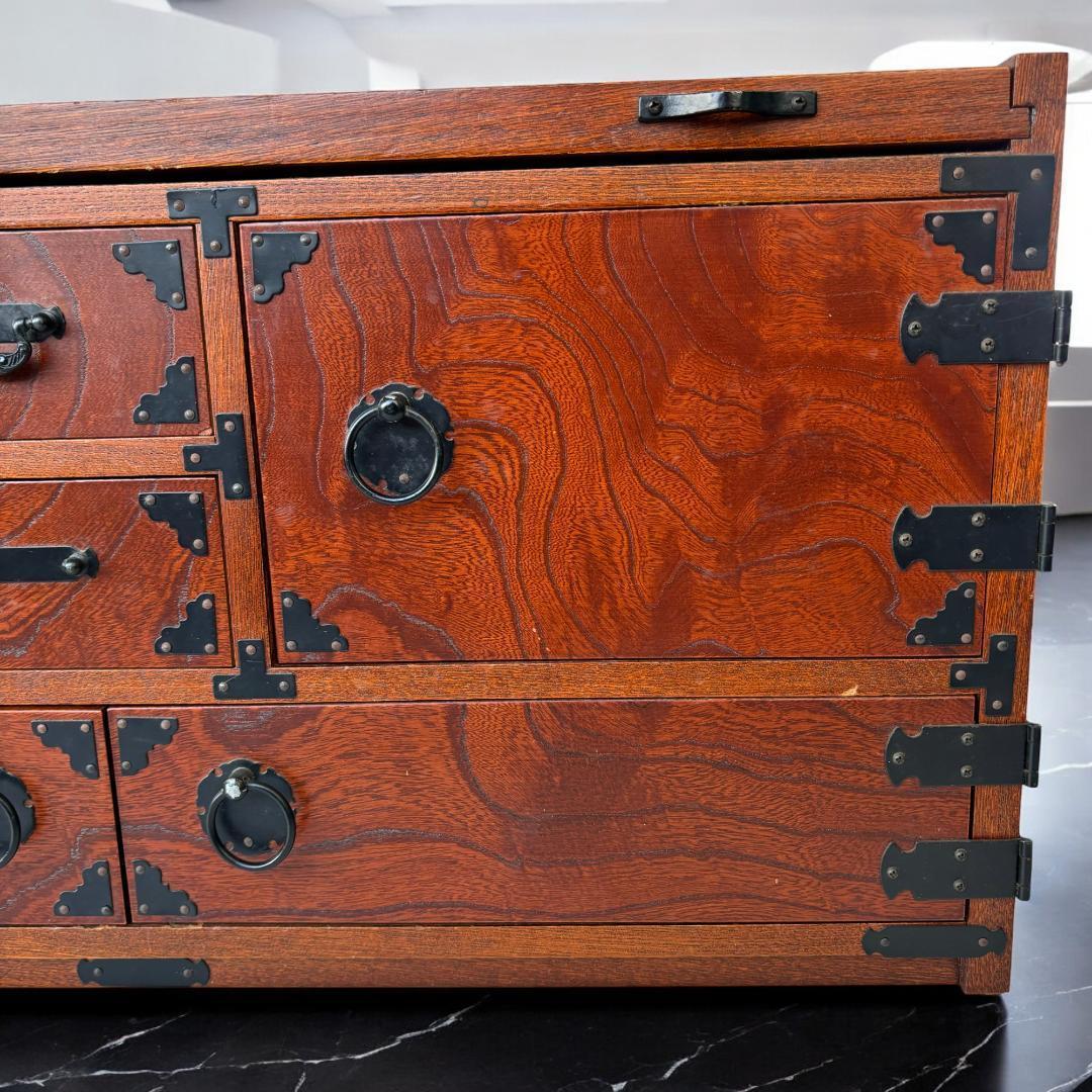 カラクリ箪笥　小引き出し　レトロ　アンティーク