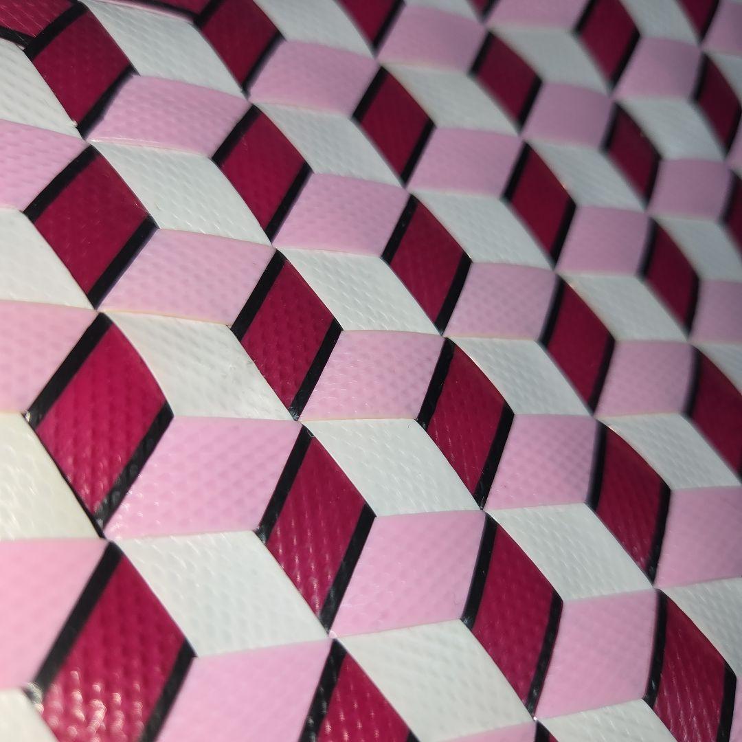 マルニ　マーケット　キューブウォーブン PVC　トートバッグ　ハンドバッグ