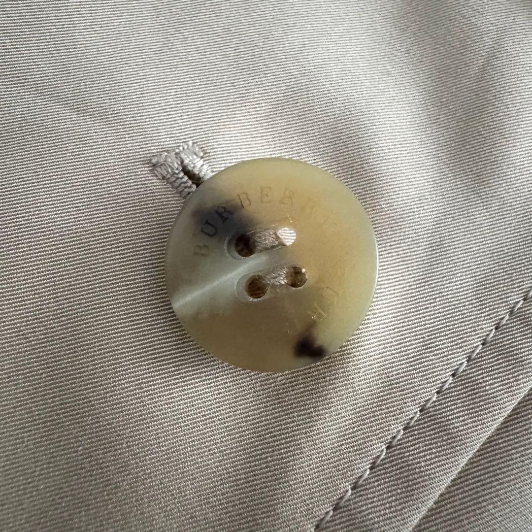 バーバリーロンドン　トレンチコート　ノバチェック　ダブル　ベージュ　11