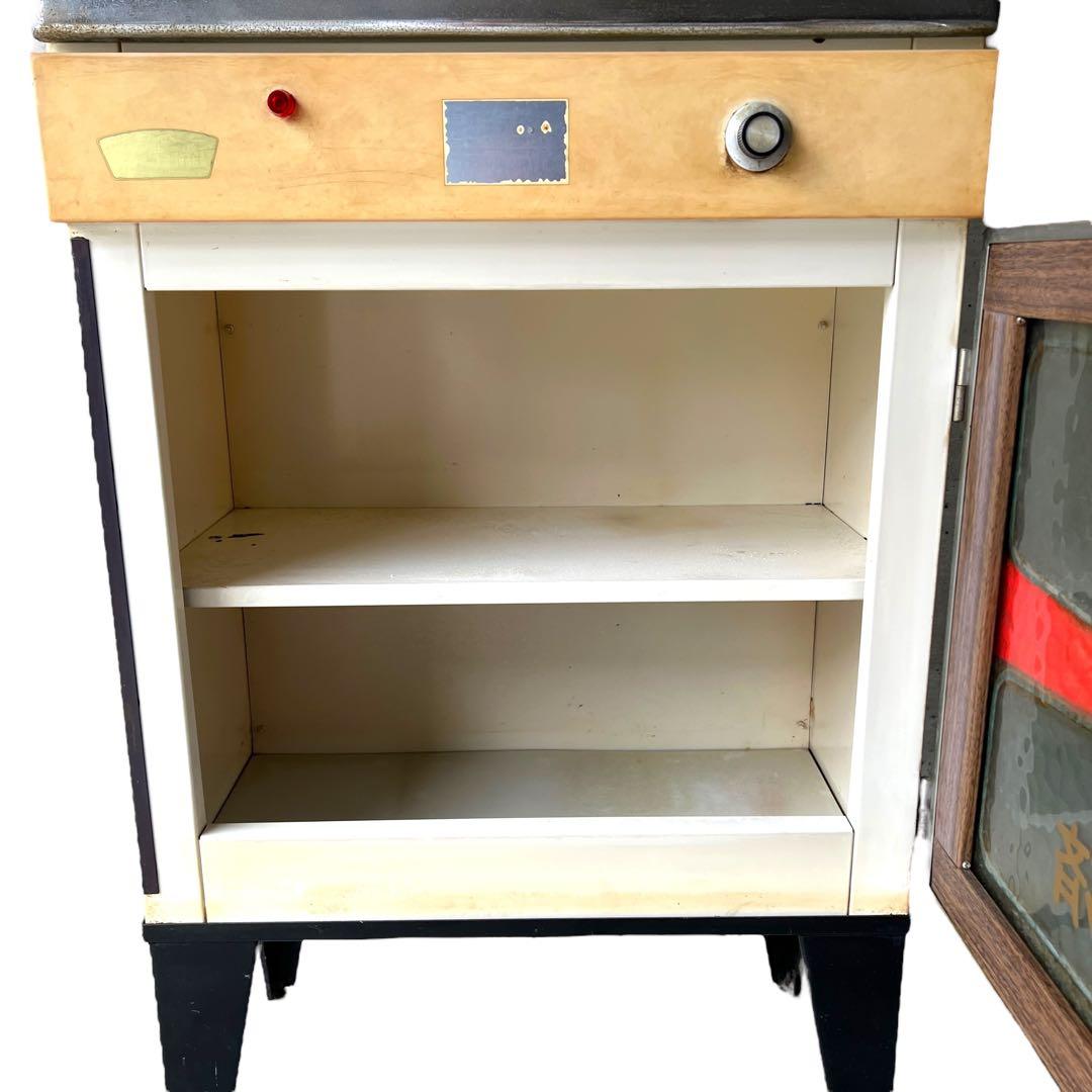 【希少品】昭和 レトロ　紫外線消毒器 ＆ 保管庫 床屋 理容店 ヴィンテージ
