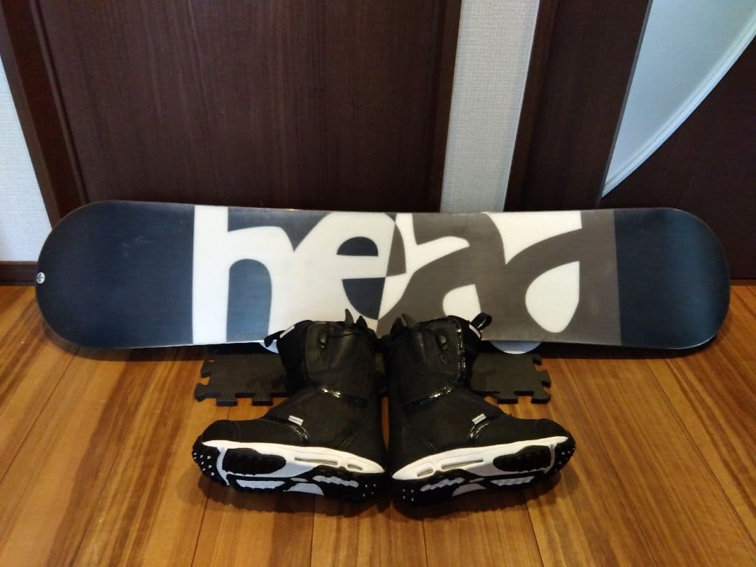 大人気機種♪HEAD×BURTON ジュニア 即ノリ！スノーボードセット★