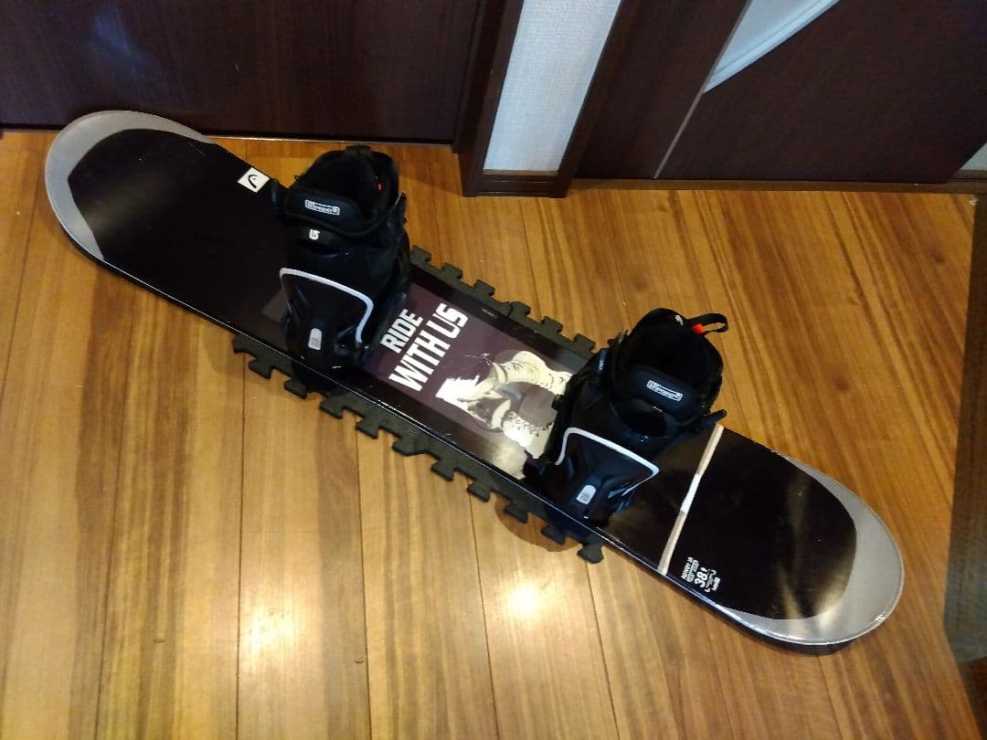 大人気機種♪HEAD×BURTON ジュニア 即ノリ！スノーボードセット★