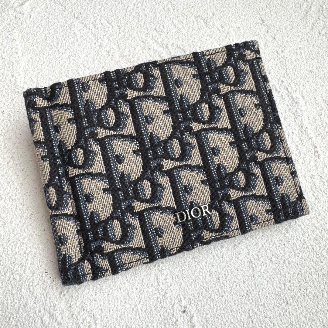 DIOR HOMME ディオール オブリーク ジャガード マネークリップ