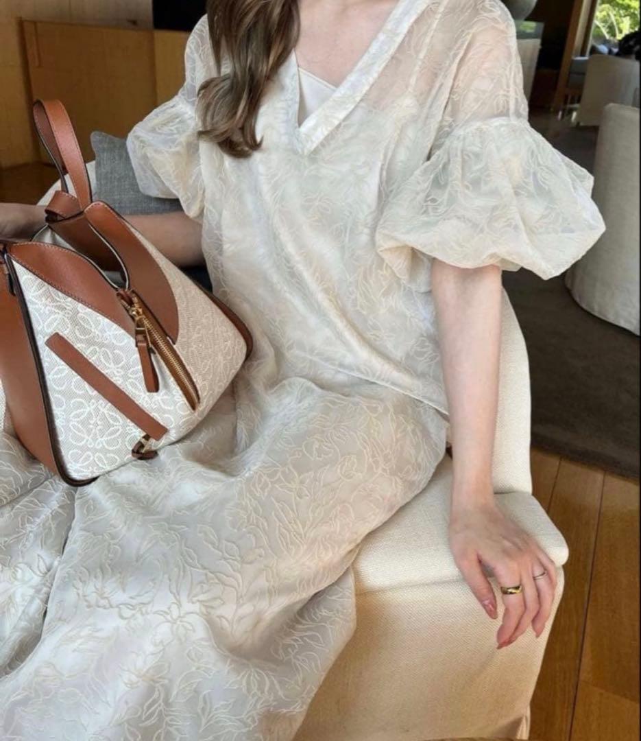 Acka. シアーワンピース　サイズ2 （タグ付き新品）