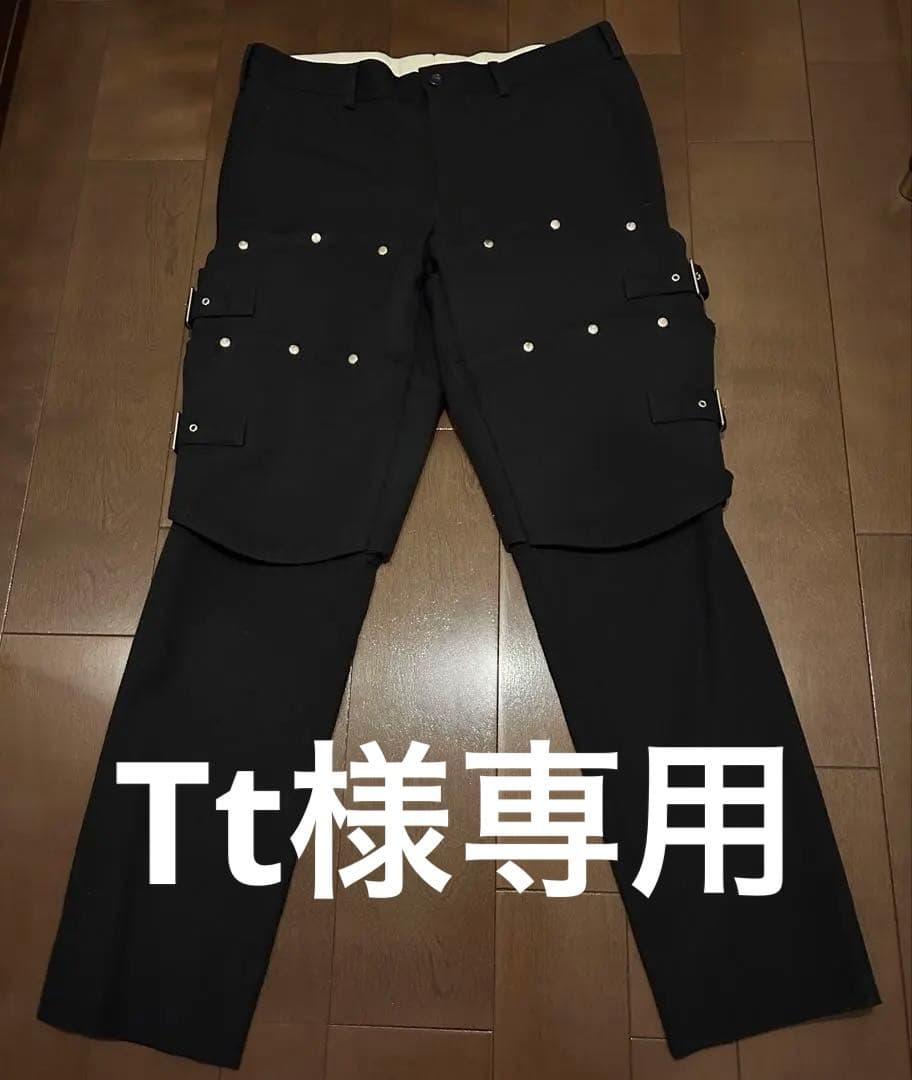 コムデギャルソンオムプリュス ウールサージパンツ 2016AW