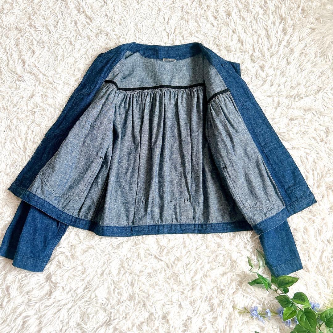 美品⁂オアスロウ⁂ フロッグボタンデニムジャケット　チャイナボタン　6ozデニム
