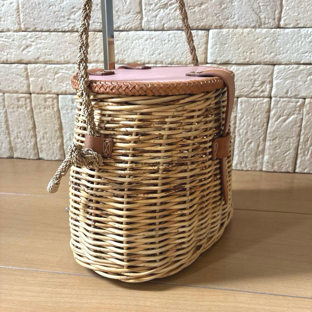 LUDLOW ラドロー ラタンポシェット 本革蓋限定コレクション