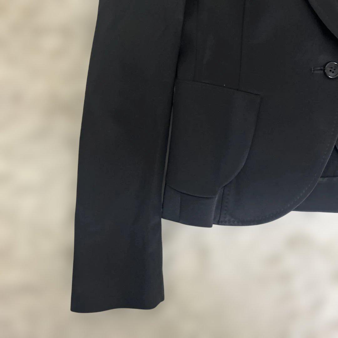 【未使用】theory セオリー テーラードジャケット 光沢　ストレッチ　黒