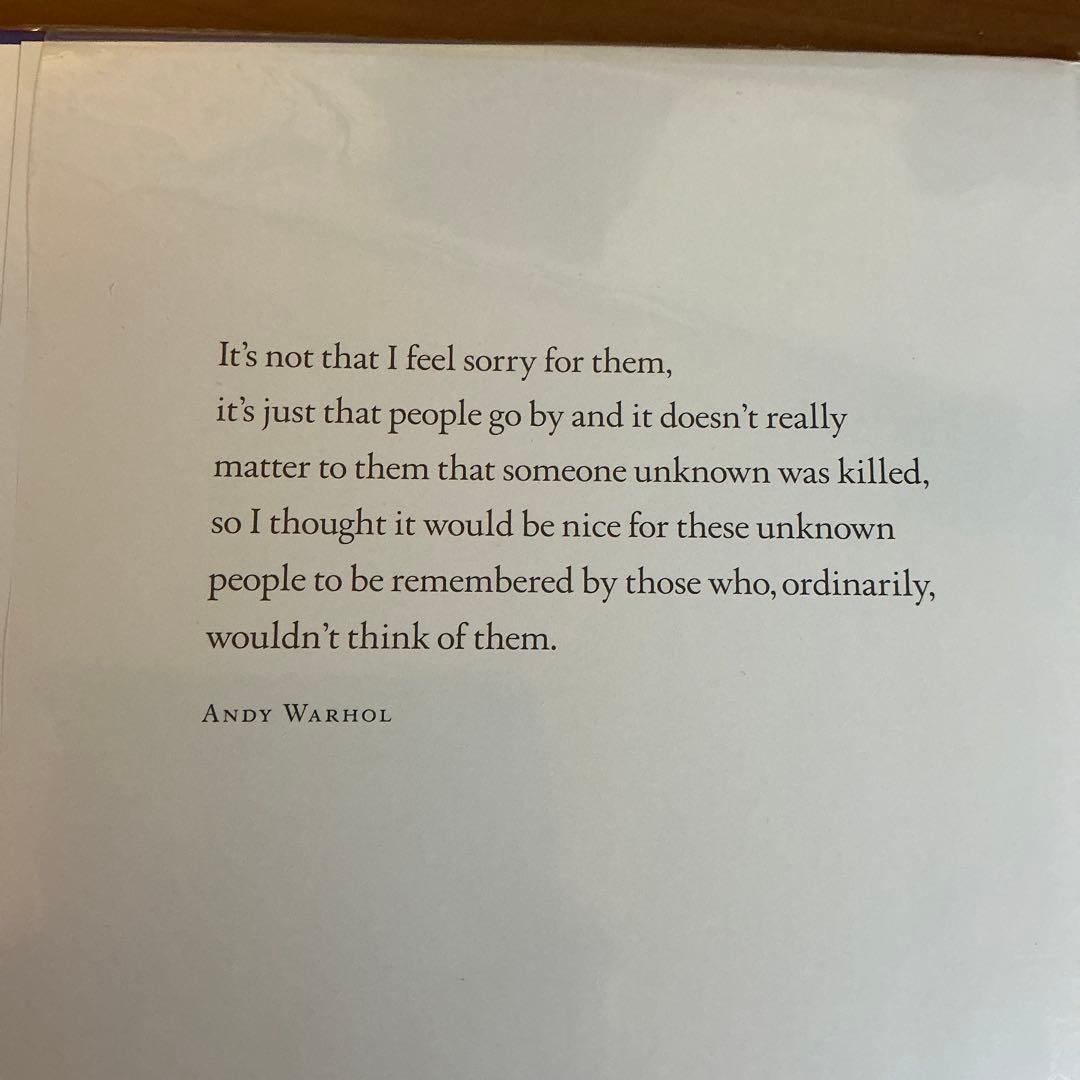 Andy Warhol: Death & Disaster アンディ・ウォーホル