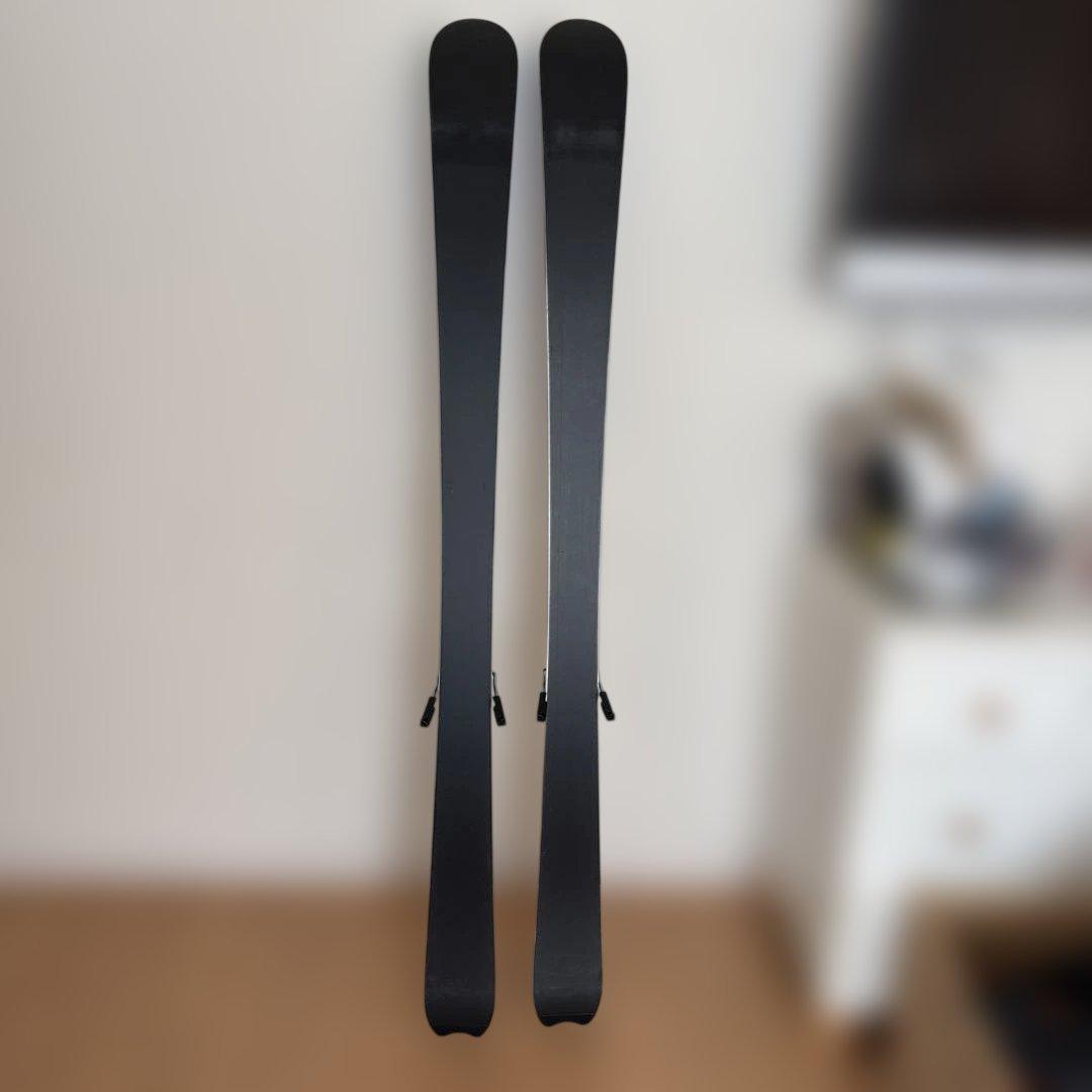 サロモン　スキー板 青/白 ビンディング付き