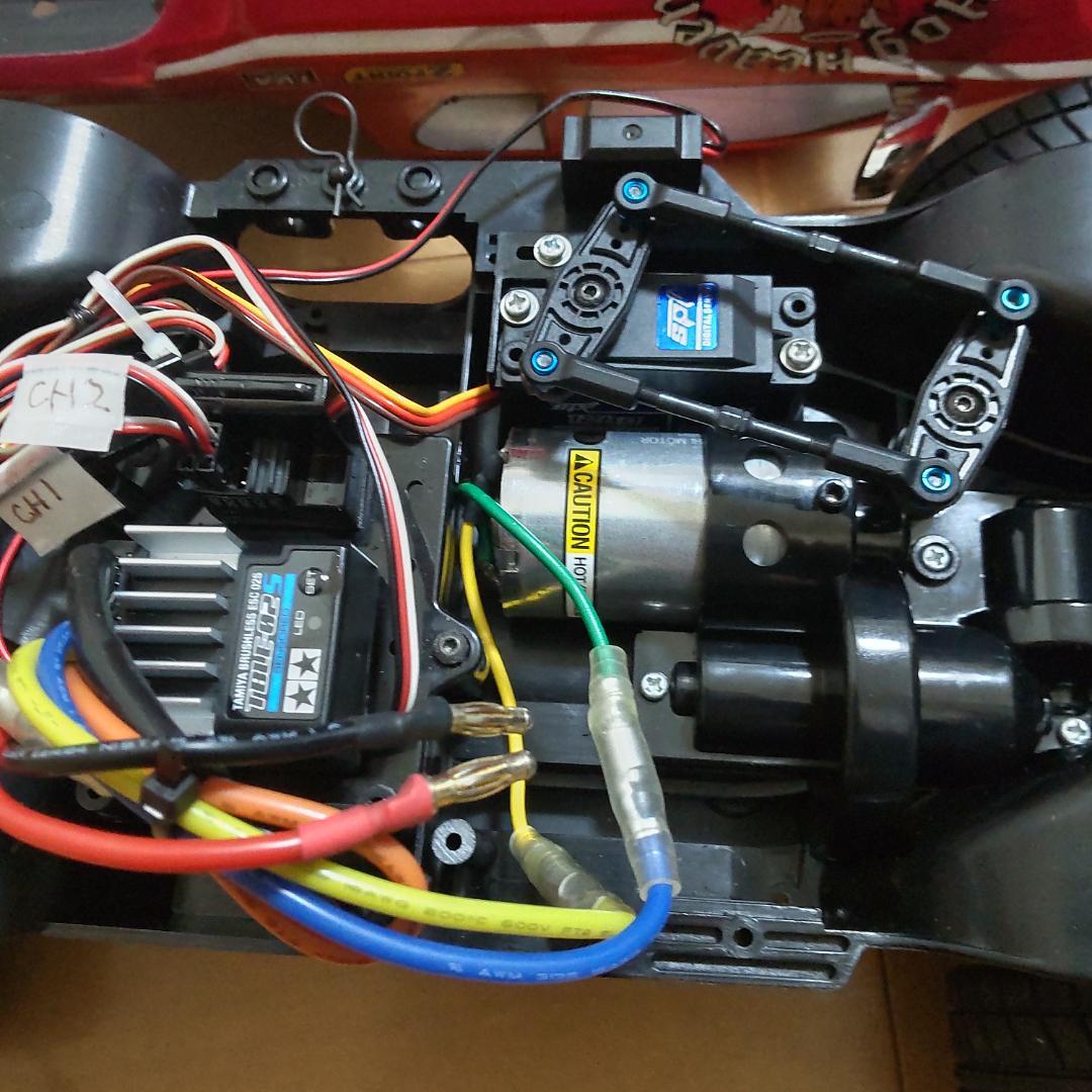 tetu CC-01 ローライダー仕様（メカ付き、オプ多数、受信機なし）