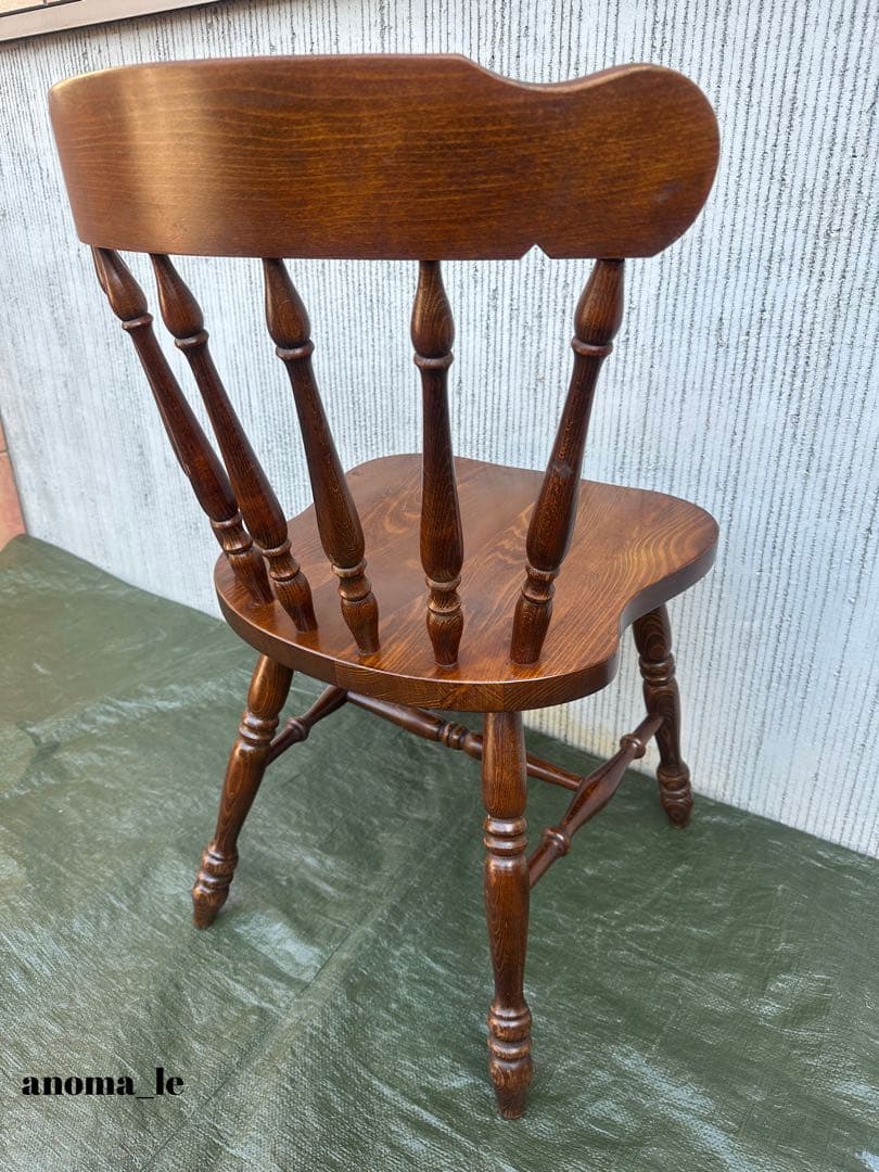 【ダイニングチェア】2　飛騨の家具　かしわ　柏木工　ウィンザーチェア