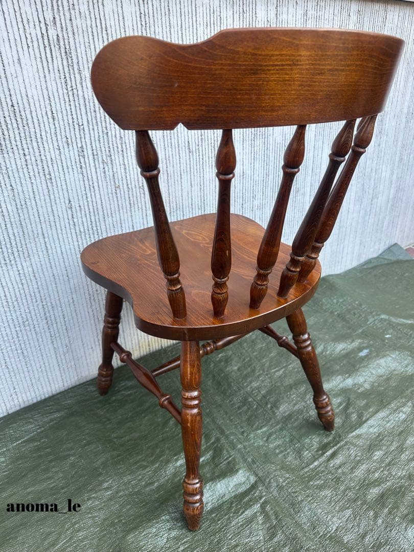 【ダイニングチェア】2　飛騨の家具　かしわ　柏木工　ウィンザーチェア