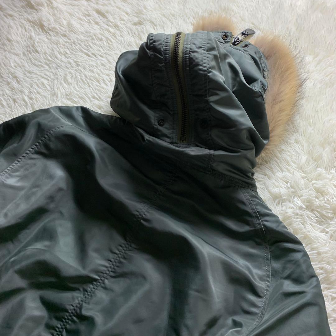 美品■アヴィレックス フライトジャケット N-2B カーキ　ミリタリー　XXL