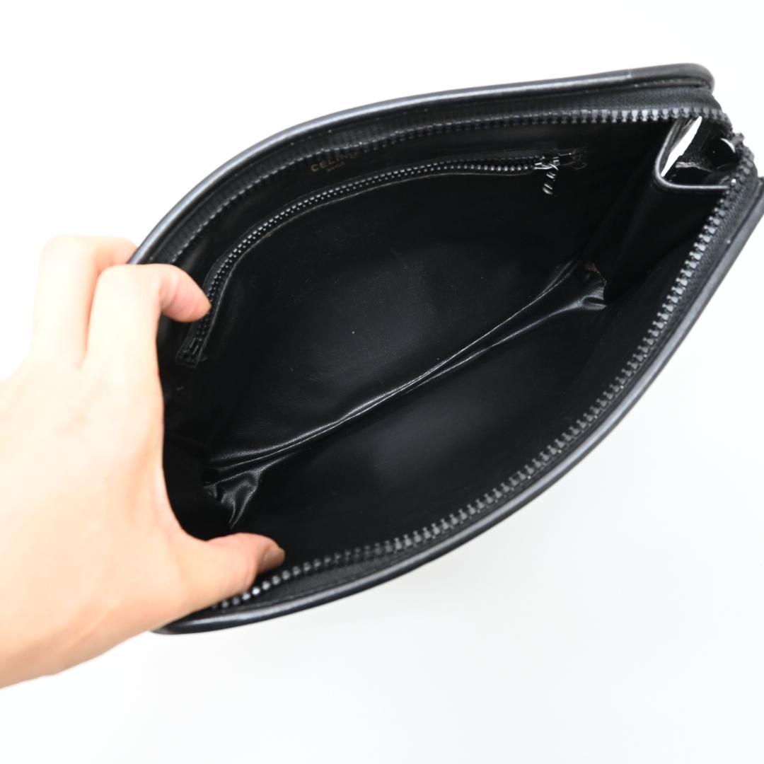 ■ 47346★年 ヴィンテージ セリーヌ クラッチバッグ マカダム柄