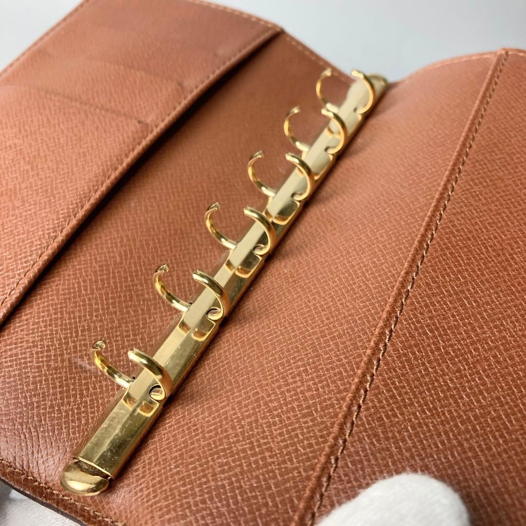 美品 ルイヴィトン エピ アジェンダ 手帳ケース 6穴