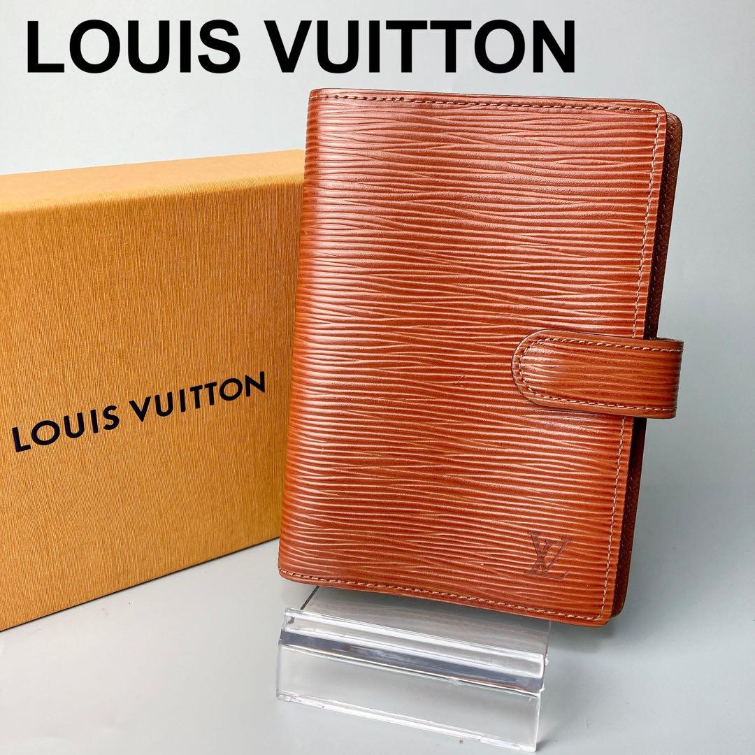 美品 ルイヴィトン エピ アジェンダ 手帳ケース 6穴