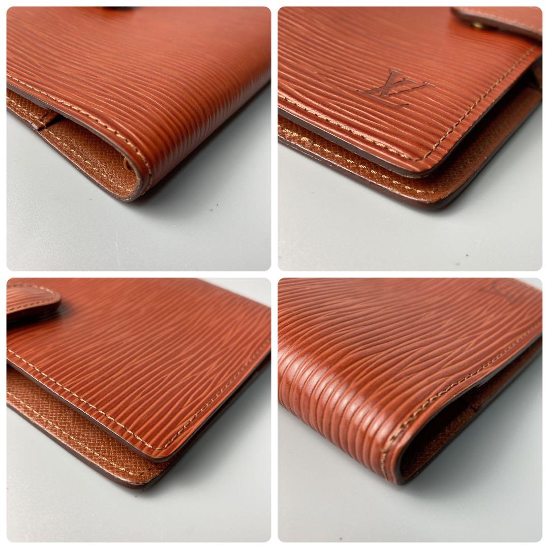 美品 ルイヴィトン エピ アジェンダ 手帳ケース 6穴