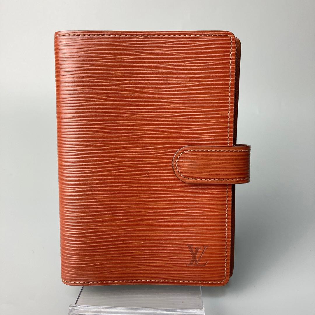 美品 ルイヴィトン エピ アジェンダ 手帳ケース 6穴