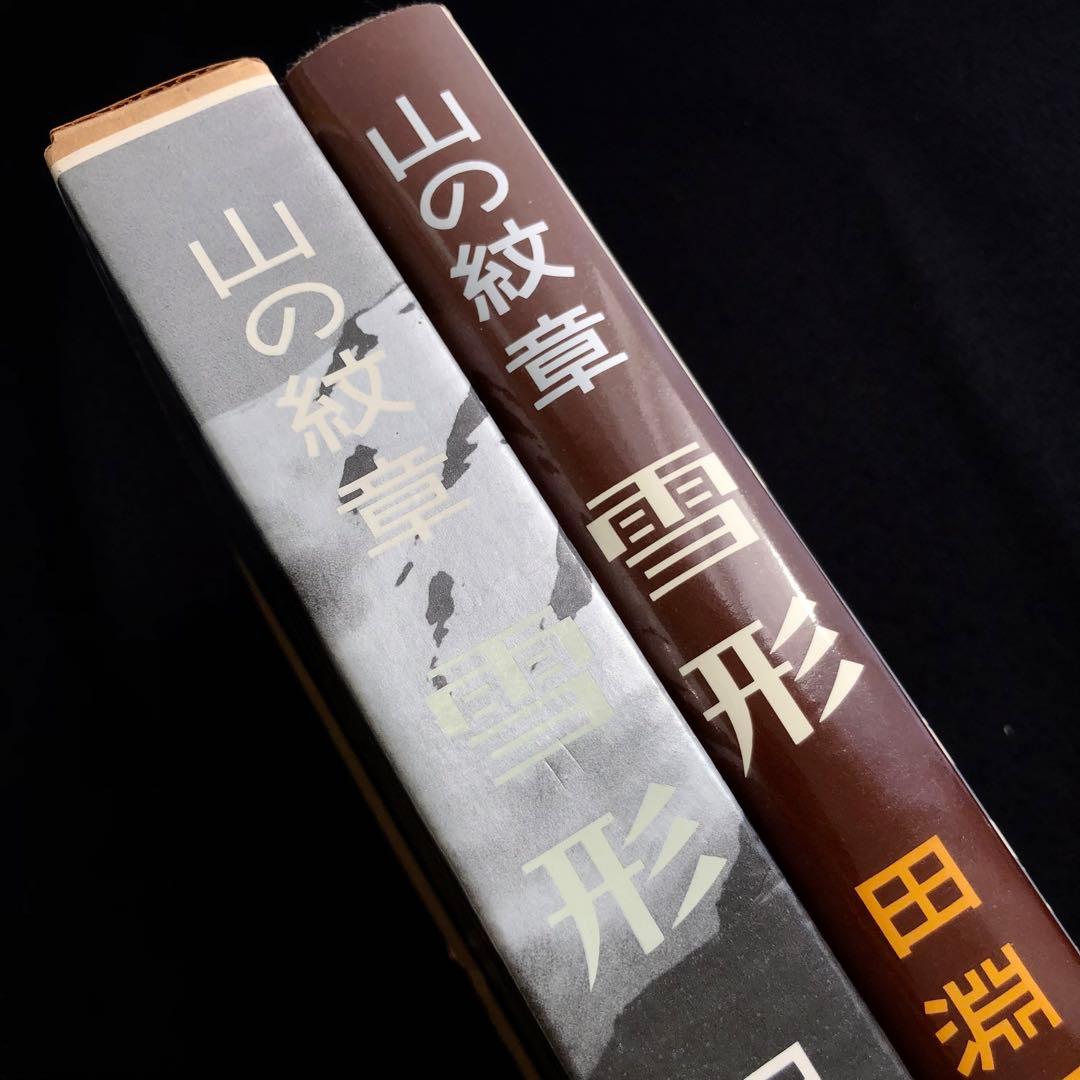 【山岳写真】田淵行男 写真集「山の紋章 雪形」1981年 初版 学研