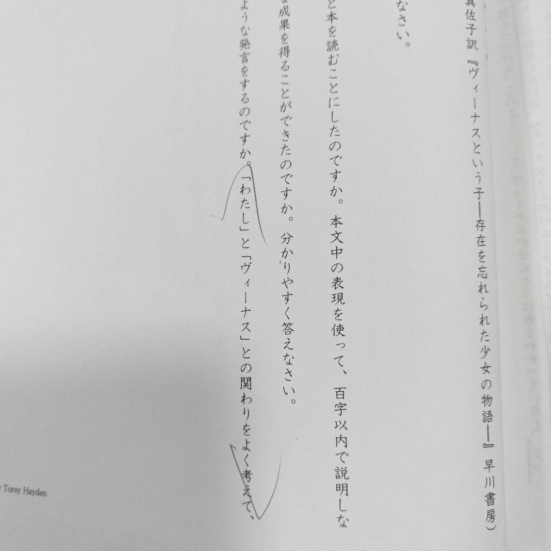 サピックス　小6　国語　桜蔭対策プリント　SS特訓 冬期講習　正月特訓　原本