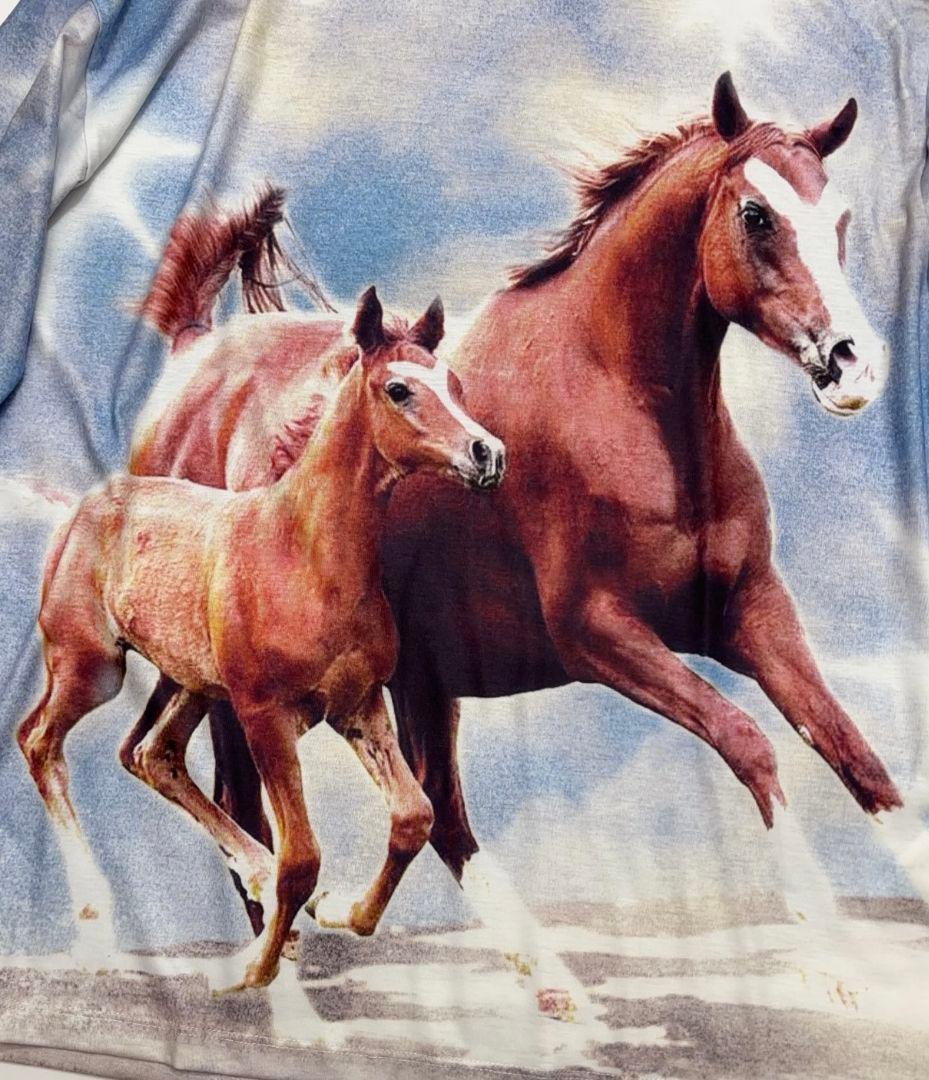 Open YY オープンワイワイ 赤い月詠イクト ロングスリーブ Tシャツ