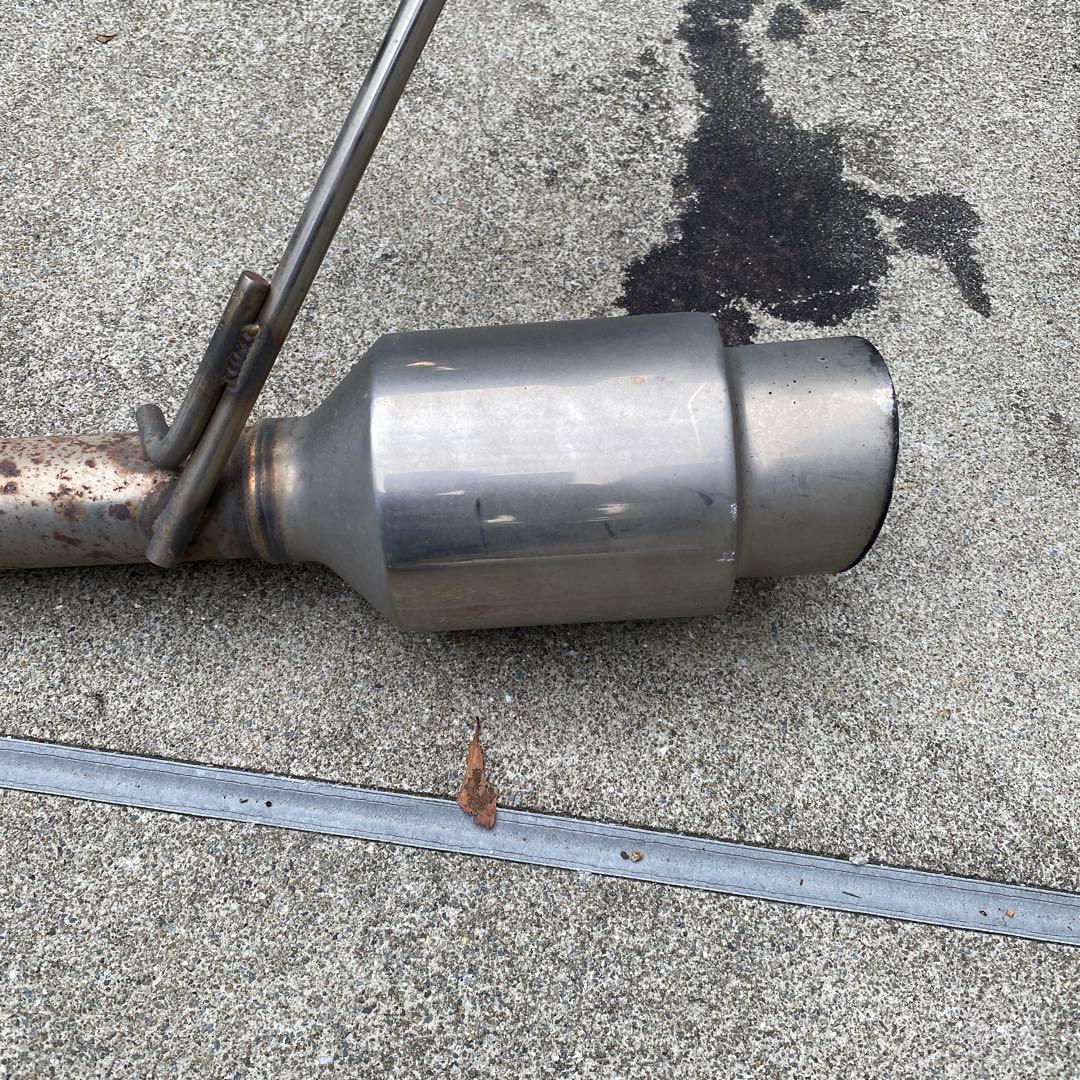 ワゴンRmh21s用砲弾型マフラー差し込みタイプ