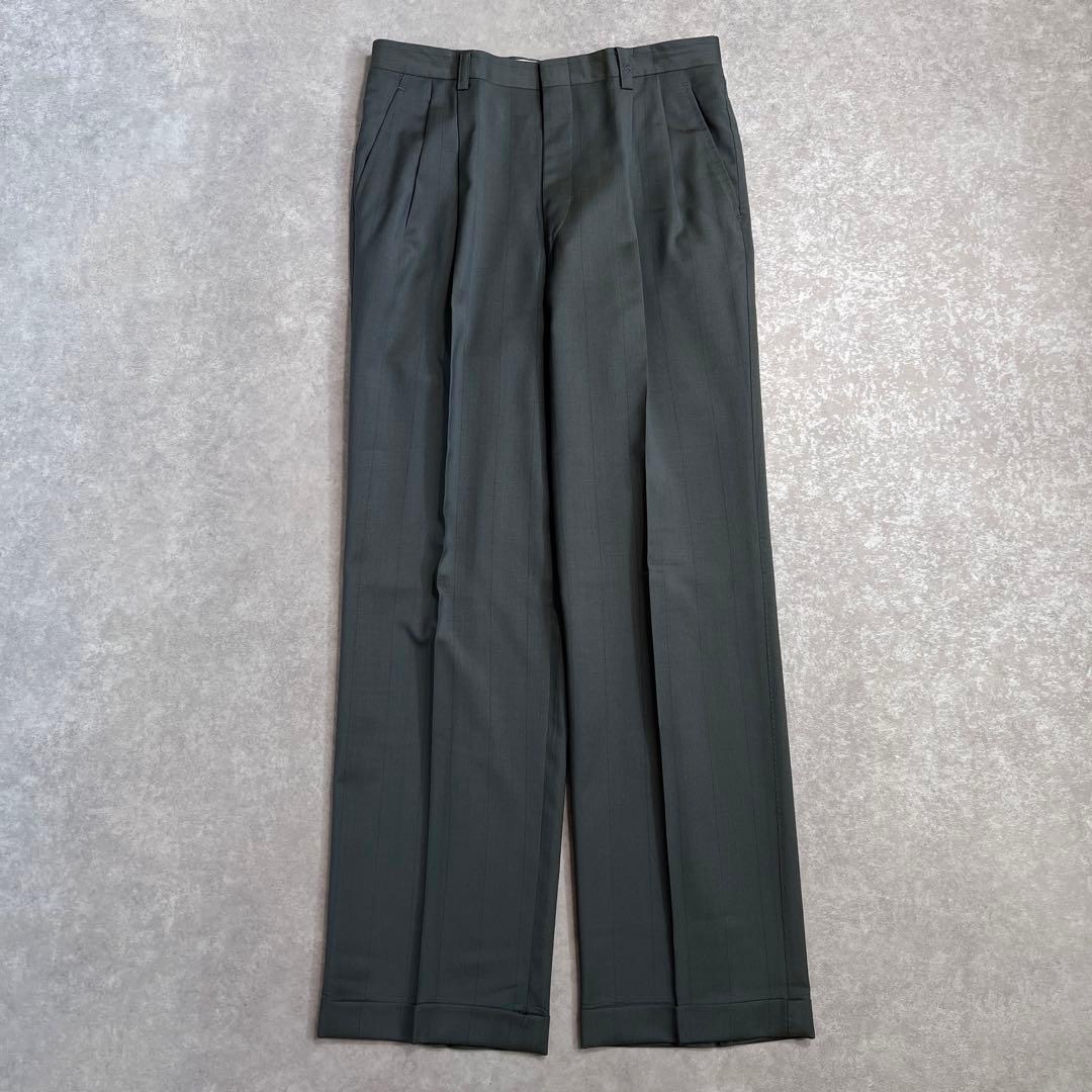 【極美品】90sヴィンテージ ジバンシィ ダブルスーツセットアップ グレー A6