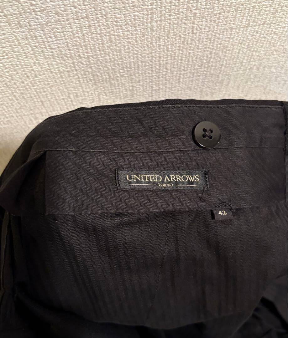 ユナイテッドアローズ スーツ 42 上下セット チャコールグレー