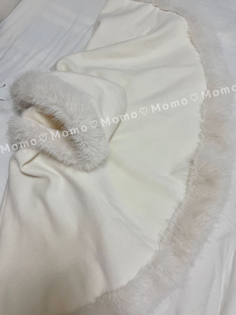 完売♡cherimi シェリミー♡ケープコートセットアップ♡ホワイトMサイズ