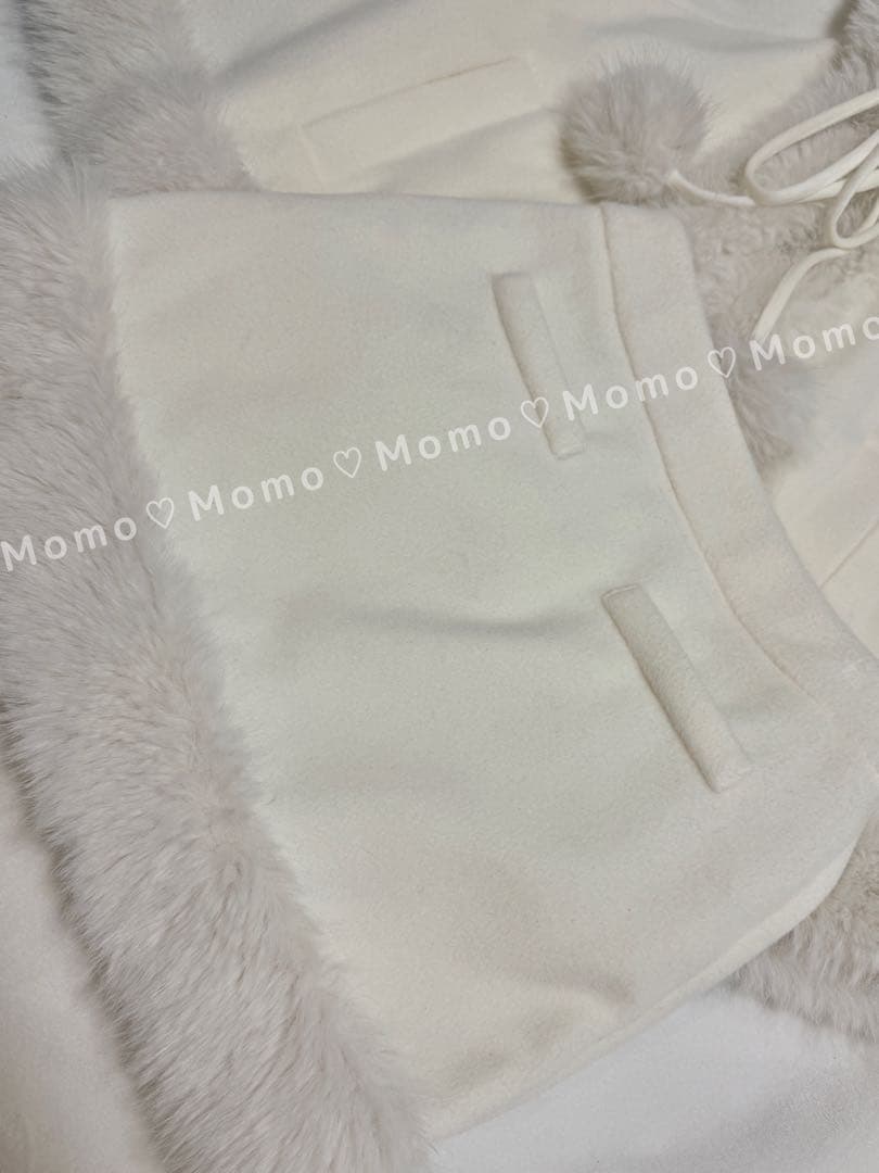 完売♡cherimi シェリミー♡ケープコートセットアップ♡ホワイトMサイズ