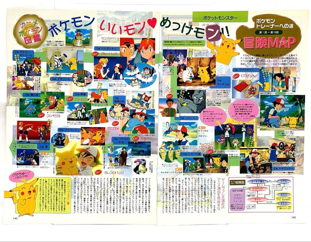 アニメディア　ポリゴンショック　切抜き　記事　サトシ　カスミ　1997年　当時