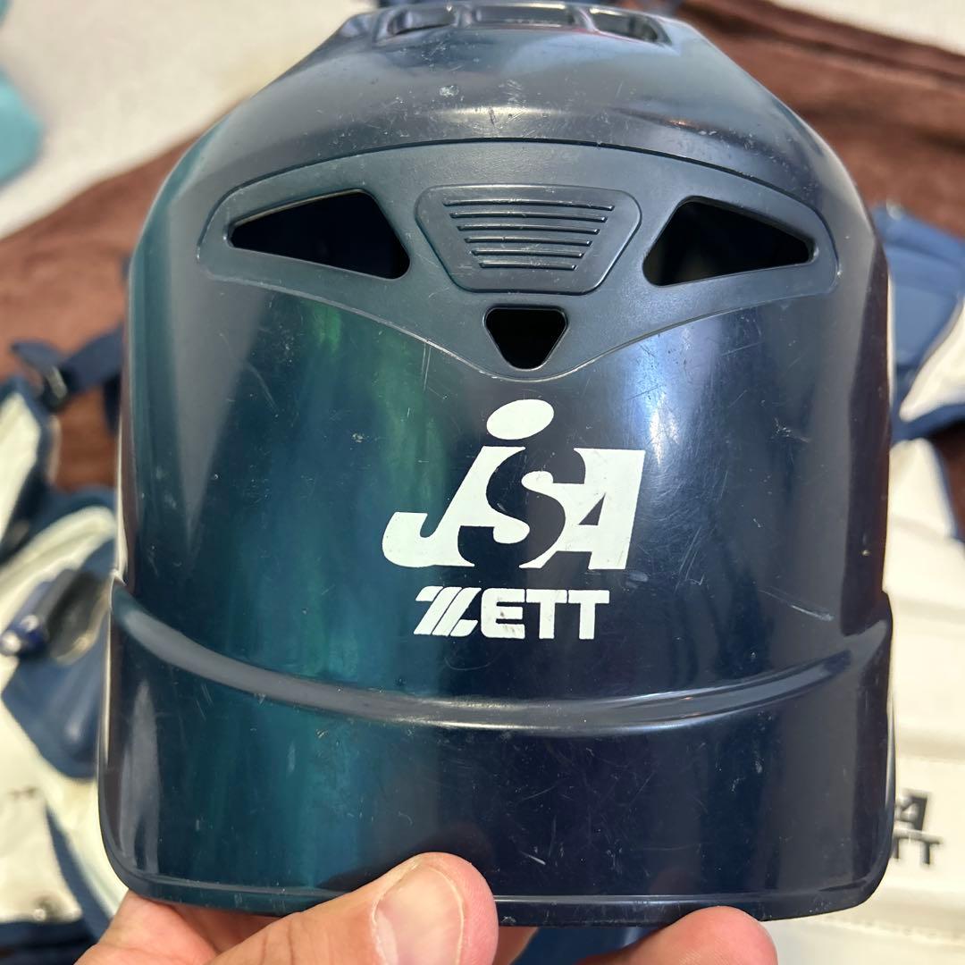 ZETTソフトボールキャッチャー 防具プロテクター一式、サイズ