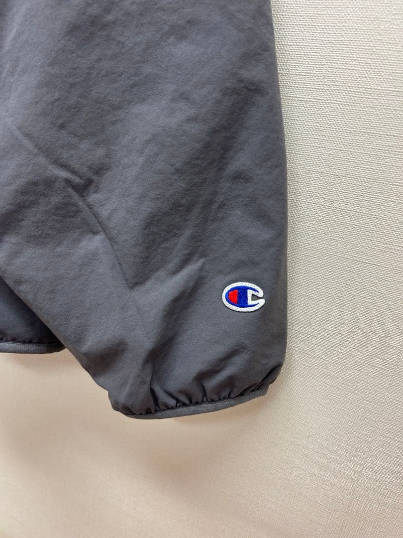 新品　Champion ノーカラージャケット　チャコール　グレー　大きいサイズ
